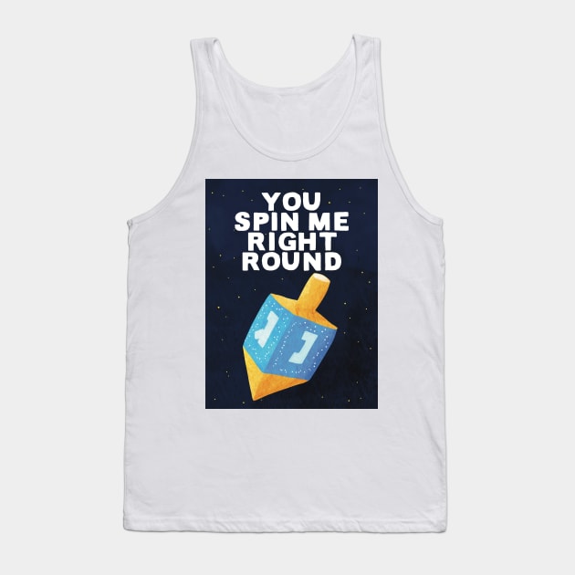 You Spin Me Right Round Tank Top by Flockadoodle